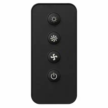 Front. Bertazzoni - Remote Control for KT and KTI Hoods - Range Hood Compatible - Black.