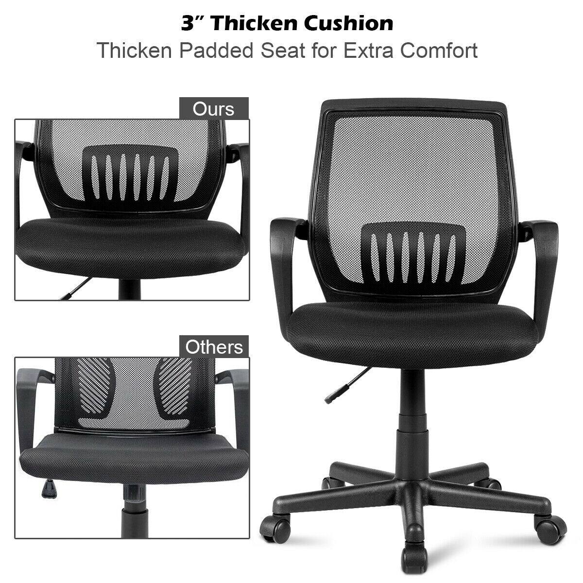 3" Thicken Cushion  
Thicken Padded Seat for Extra Comfort  
Ours  
Others