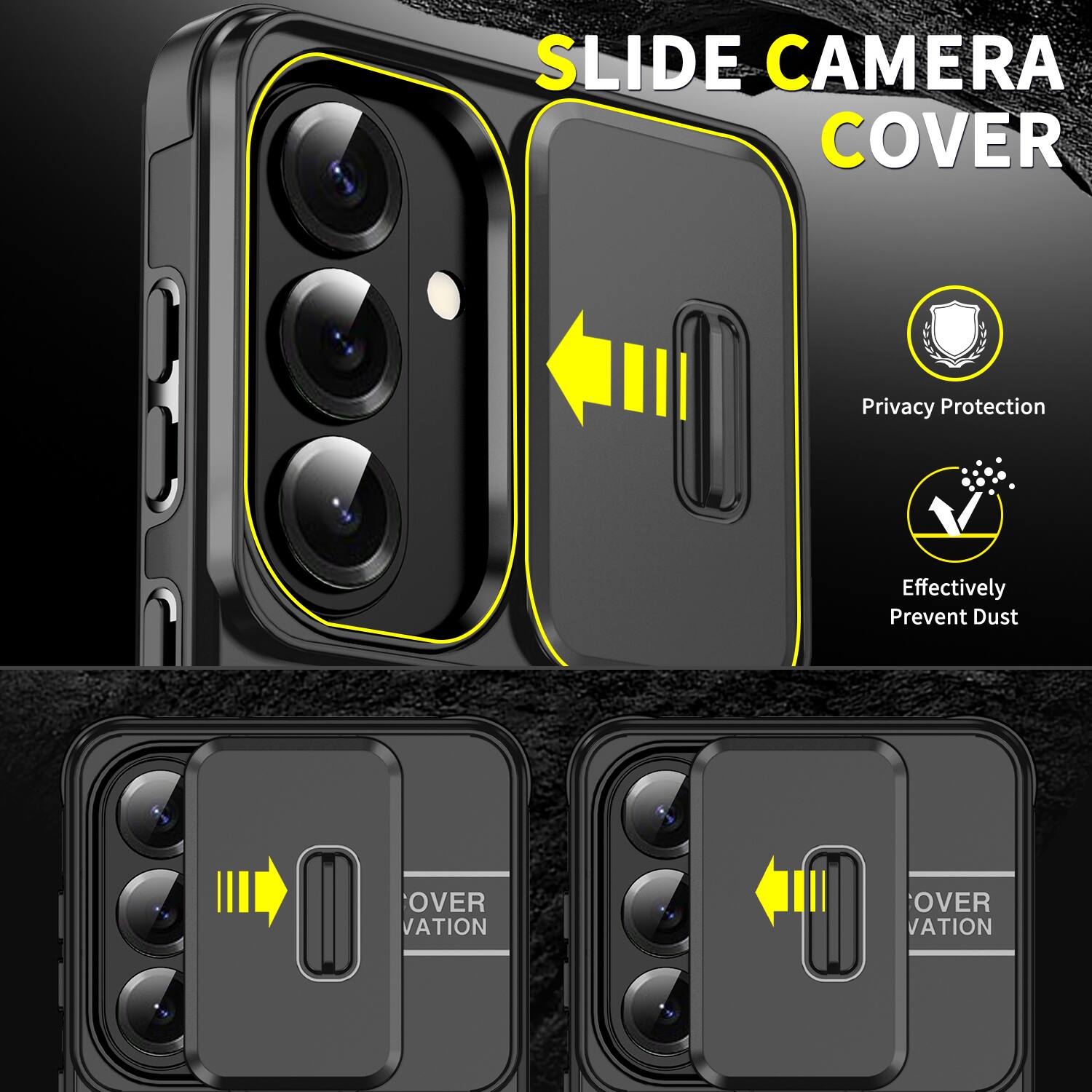 SLIDE CAMERA COVER

Privacy Protection
Effectively Prevent Dust

OVER VATION
OVER VATION