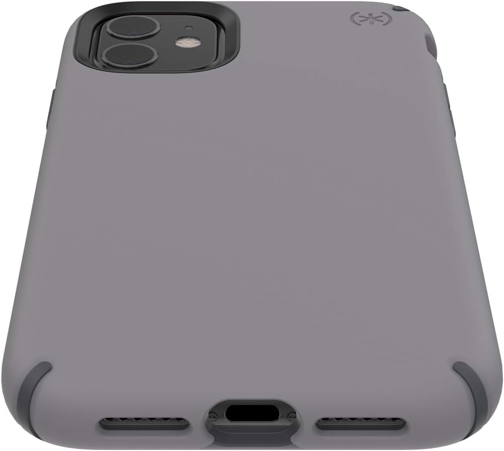 Alt View 1. Speck - Speck - Presidio Pro Case For Apple iPhone 11 Filigree Grey/Slate Grey - Filigree Grey/Slate Grey.