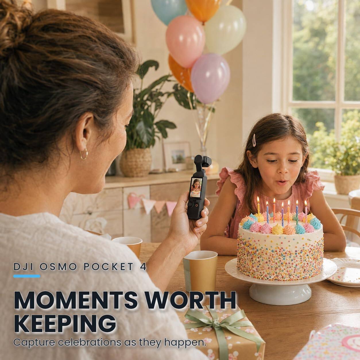 DJI OSMO POCKET 4

MOMENTS WORTH KEEPING

Capture celebrations as they happen.