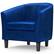 Front Zoom. Simpli Home - Austin 30 inch Wide Tub Chair - Blue.