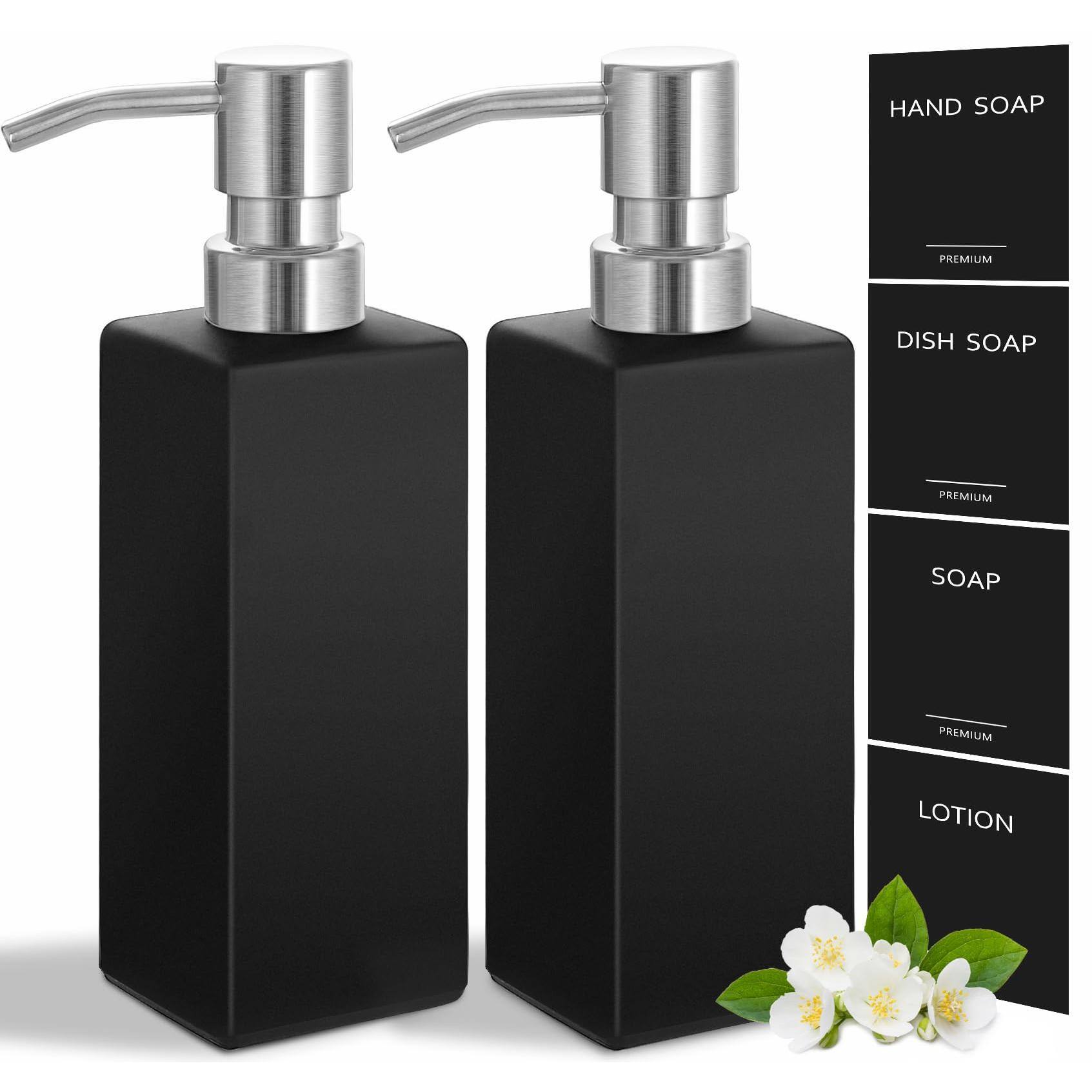 Black Bottle + Sliver Pump-2 Pack