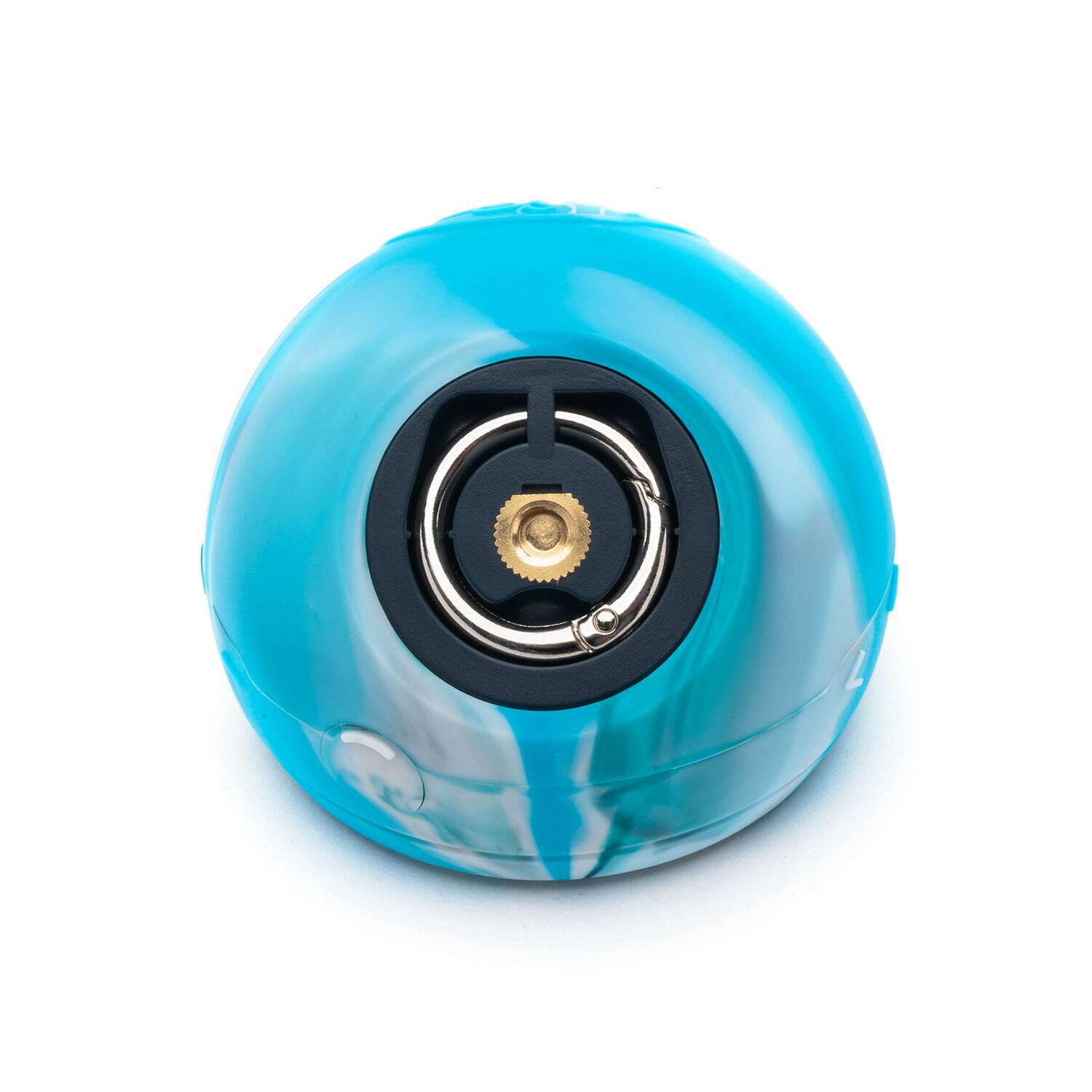 Alt View 11. Speaqua - Barnacle Pro 2.0 Portable Waterproof Bluetooth Speaker with Built in Storage (2,000 songs) - Tidal Blue.