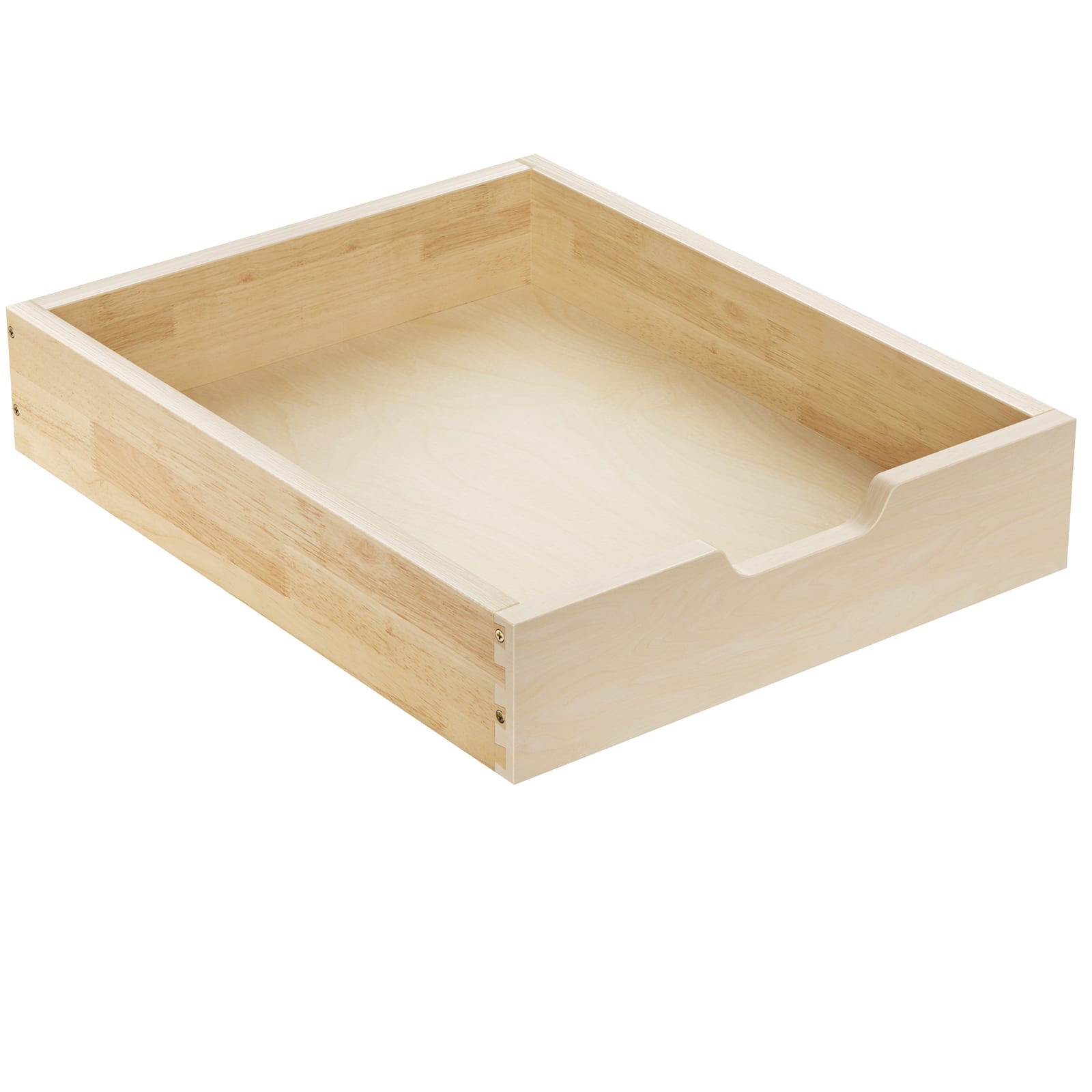 LOVMOR - Pull Out Cabinet Organizer with Soft Close 16.5-W x 21-in D Cabinet Drawers Slide Out for Kitchen Base Cabinet - Wood