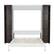 Alt View 6. Anysun - Queen Murphy Bed Wall Bed with Storage Doors - Brown.