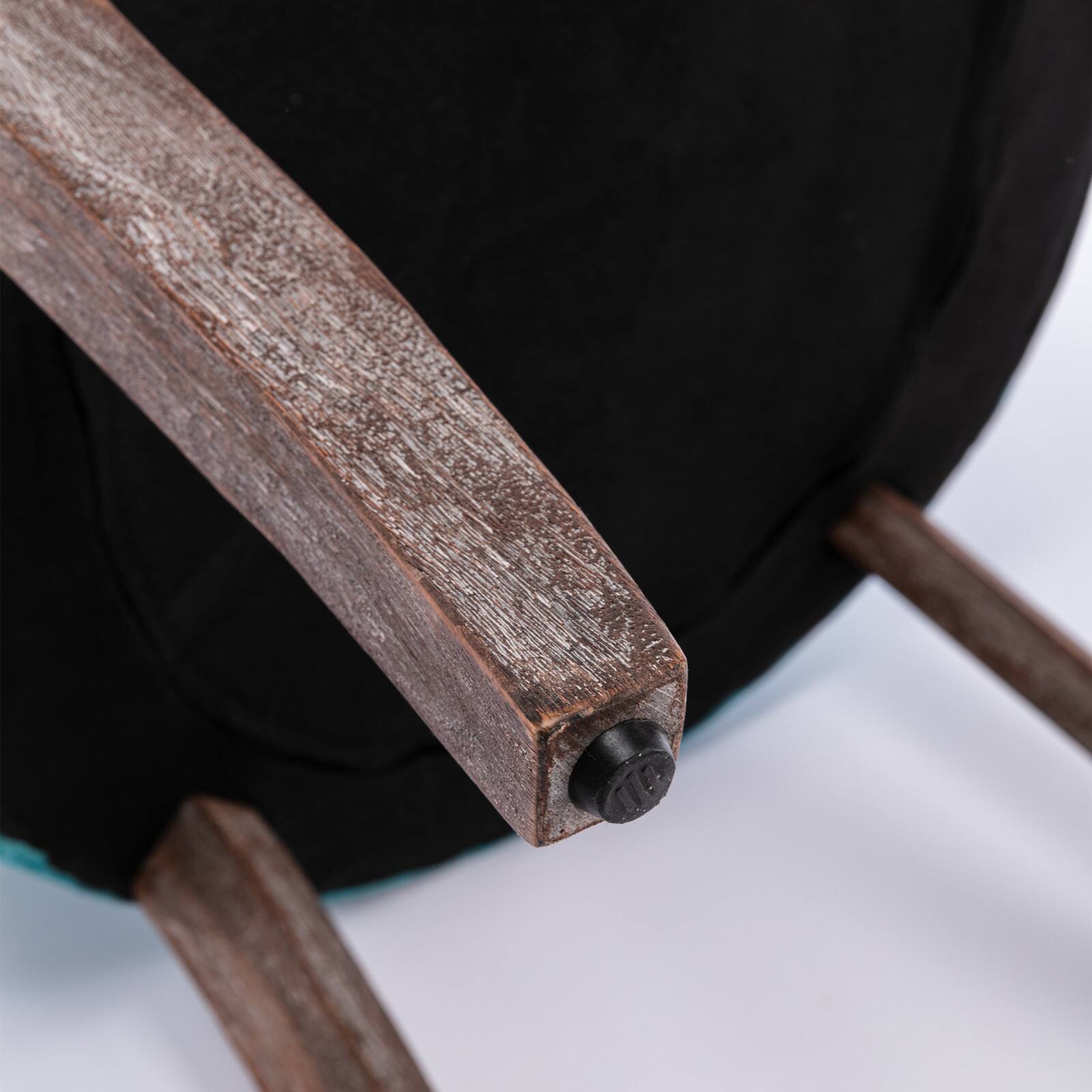 Alt View 6. GOODSILO - Ultra Side Dining Chair Set of 2, Thickened Fabric, Solid Wood Legs, Bronze Nail Head - Orange.