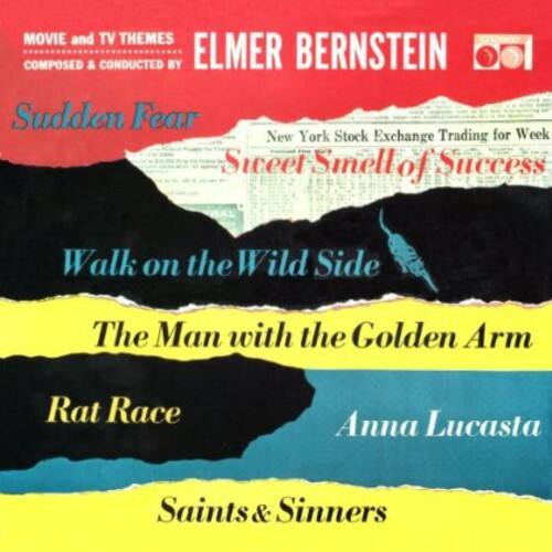 MOVIE and TV THEMES  
COMPOSED & CONDUCTED BY  
ELMER BERNSTEIN  

Sudden Fear  
New York Stock Exchange Trading for Week  
Sweet Smell of Success  
Walk on the Wild Side  
The Man with the Golden Arm  
Rat Race  
Anna Lucasta  
Saints & Sinners