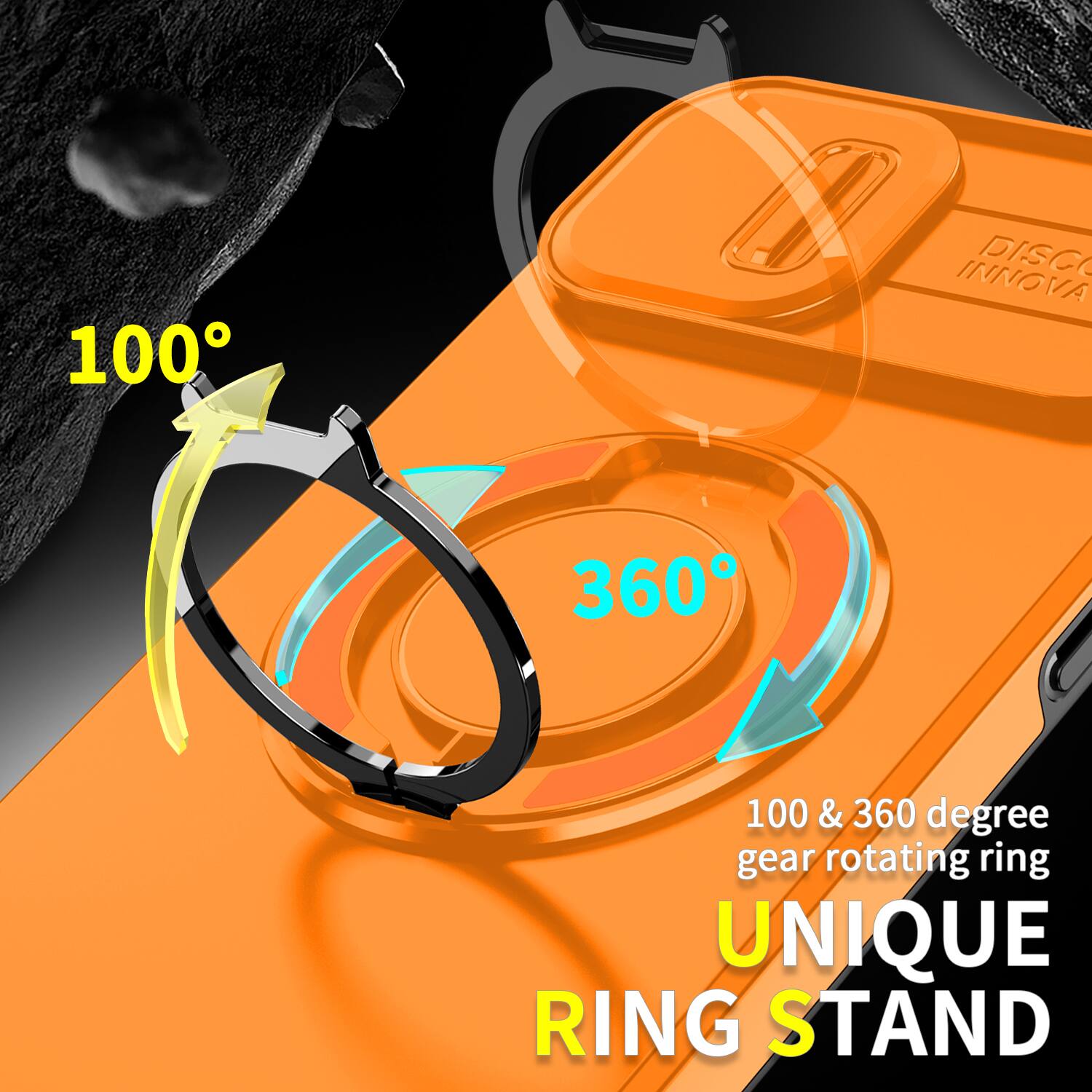 DISCO INNOVA

100 & 360 degree gear rotating ring

UNIQUE RING STAND