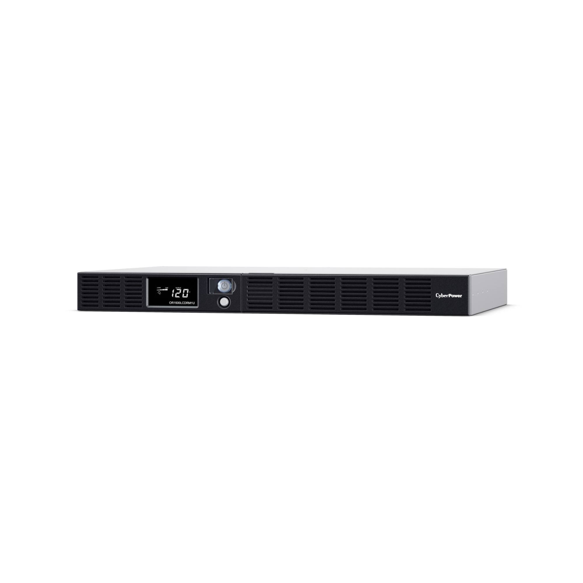 Angle. CyberPower - Cyberpower Or1500lcdrm1u 1500va Ups - Avr/lcd - Black.