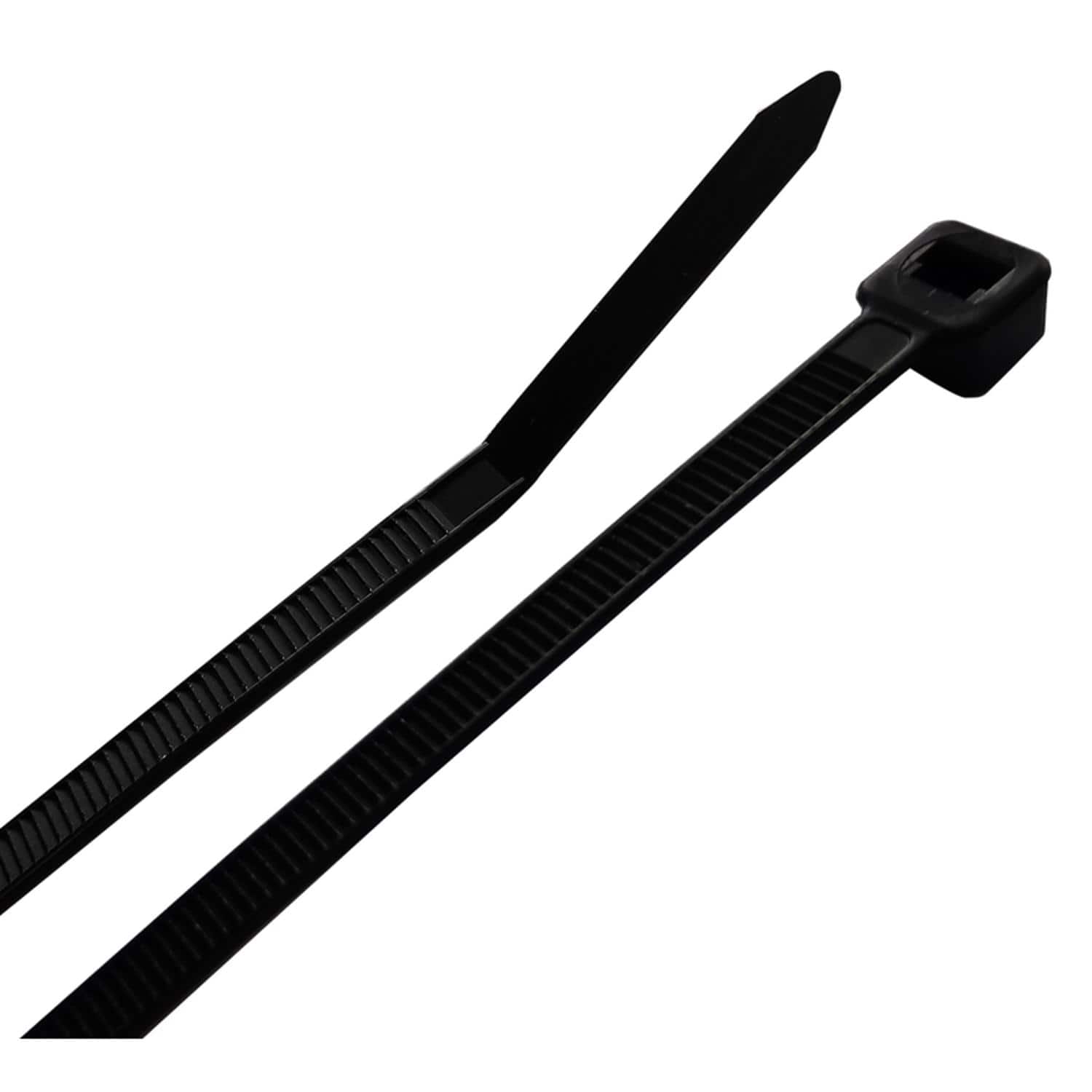 Steel Grip - 4 in. L Black Cable Tie 40 pk