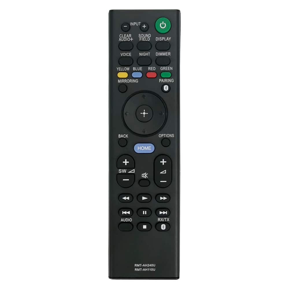 ZdalaMit - NEW RMT-AH240U RMT-AH110U Replacement Remote Control Applicable for Sony Sony Sound Bar Home Theater Speaker System - Black