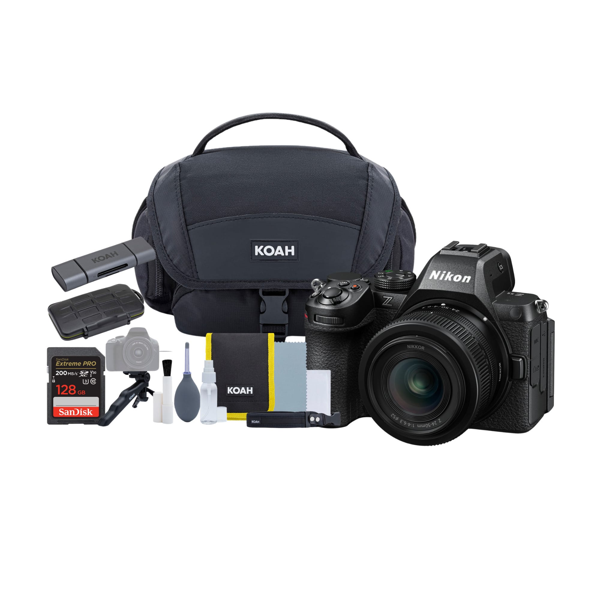 Nikon Z5 II Mirrorless Digital Camera with 24 50mm f/4 6.3 Lens