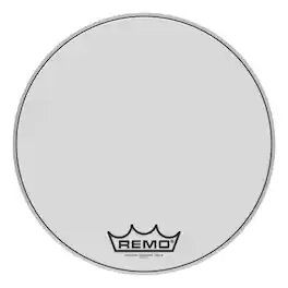 Remo - Ambassador® Smooth White™ Crimplock® 20-Inch Bass Drumhead with Tone, Articulation, and Projection