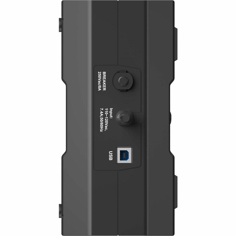 250Vac/8A BREAKER  
Input: 7.4A; 50/60Hz 110~120Vac  
USB