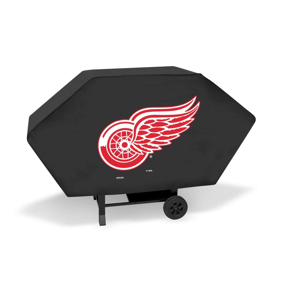 Front. Rico Industries - Detroit Red Wings NHL Executive Heavy Duty BBQ Barbeque Grill Cover - Multi.