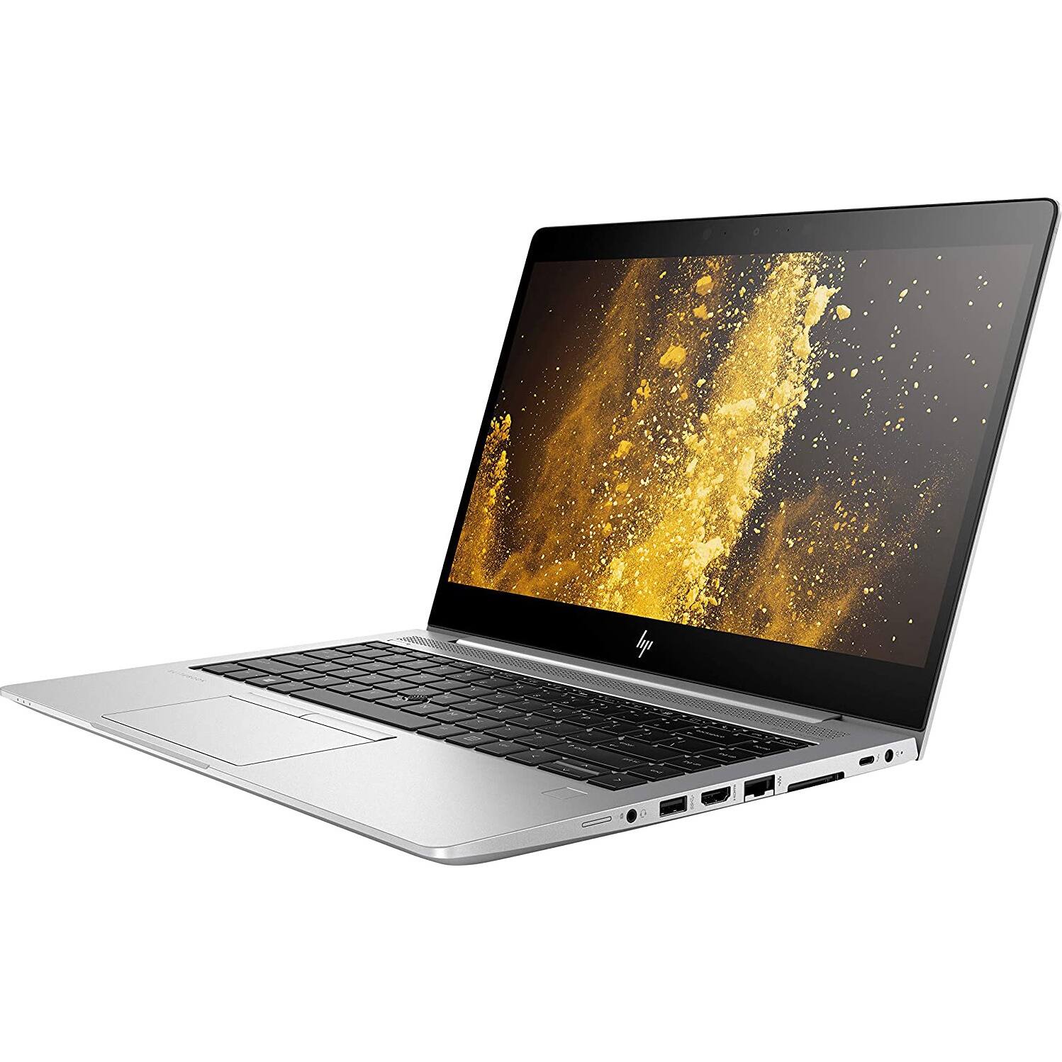 Left. HP - 840 G6 14" Refurbished Laptop - Intel 8th Gen Core i5 with 32GB Memory - Intel UHD Graphics 620 - 1TB SSD - Silver.