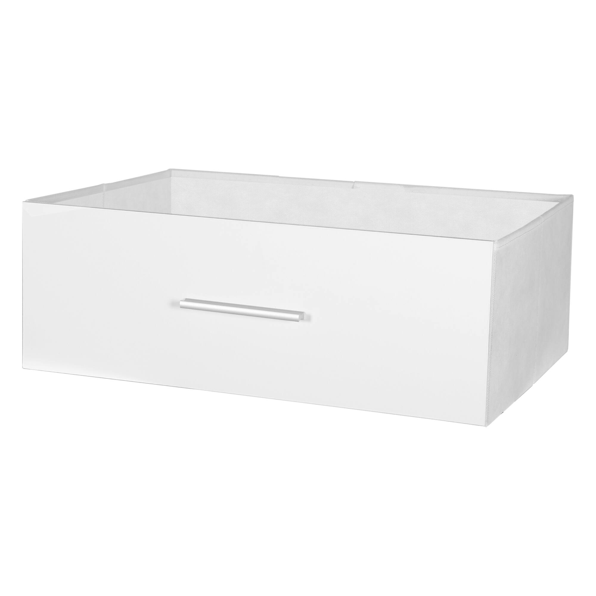 Alt View 6. GOODSILO - Modern 6-Drawer Fabric Dresser with Water-Resistant Wood Top for Bedroom Storage - White.