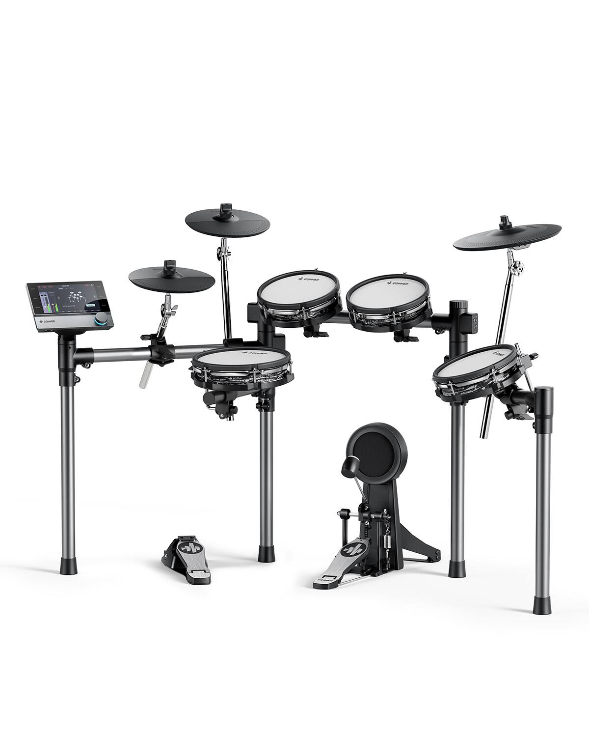 Angle. Donner music - Donner Beat Electronic Drum Set - Black.