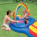 Alt View 11. Intex - 9.75 foot x 6.3 foot x 53 inch Rainbow Slide Kids Play Inflatable Pool Ring Center - Multi.