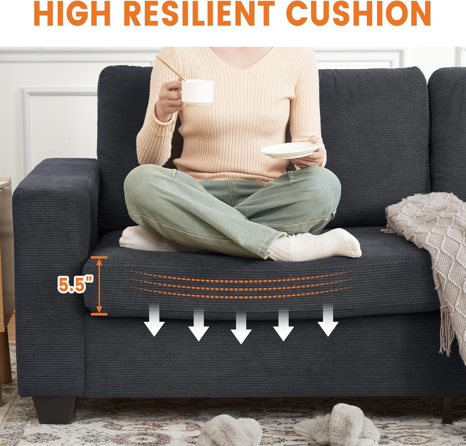 その他 CabCallawayACMEFurnitureDELMAR SOFA3P CabCallaway様専用ACMEFurnitureDELMAR SOFA3P