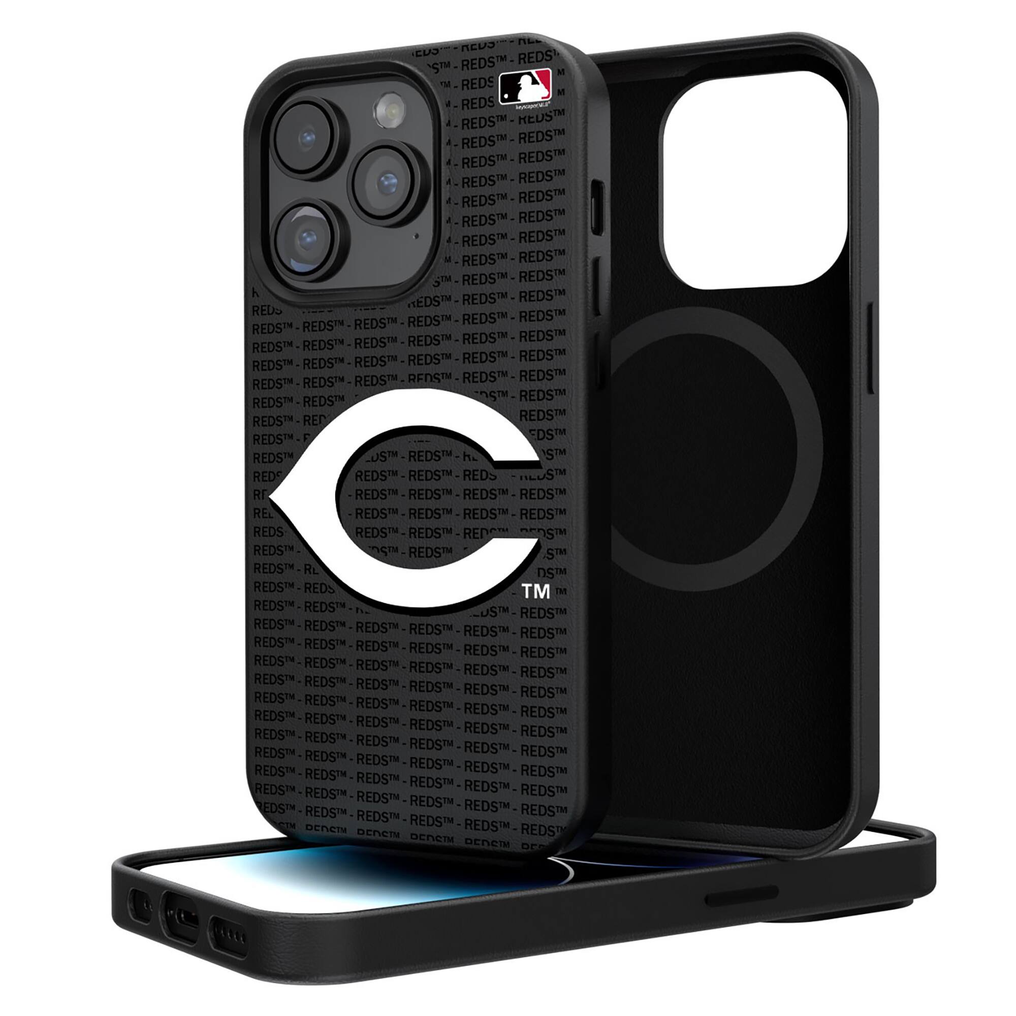 Keyscaper - MLB - Cincinnati Reds Primary Logo iPhone Magnetic Bump Case - 16 Pro Max - Black price history on PriceWatchPro