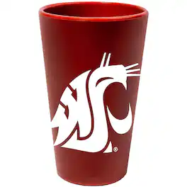 WinCraft - Washington State Cougars 16oz. Silicone Pint Glass - Multicolor