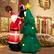 Alt View 8. Costway - 6 FT Inflatable Christmas Tree & Santa Claus w/ LEDs & Air Blower - Multicolor.