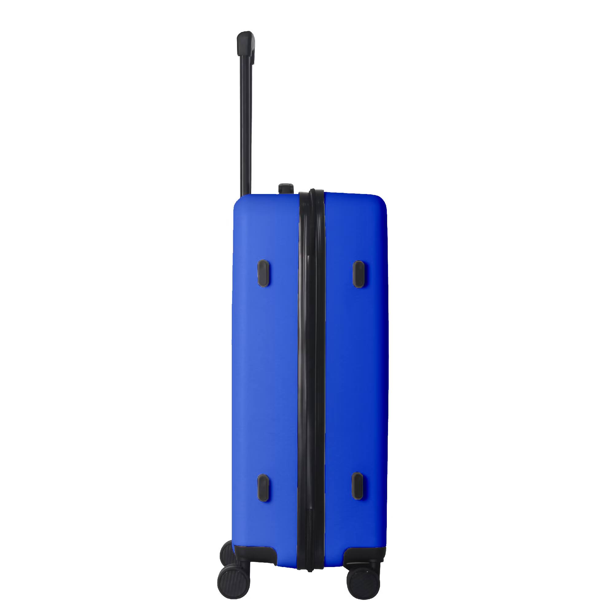 Alt View 5. Bestier - 3-Piece ABS Hardshell Luggage Set (20”/24”/28”) with Spinner Wheels, Lightweight Durable Suitcases - Royal Blue.