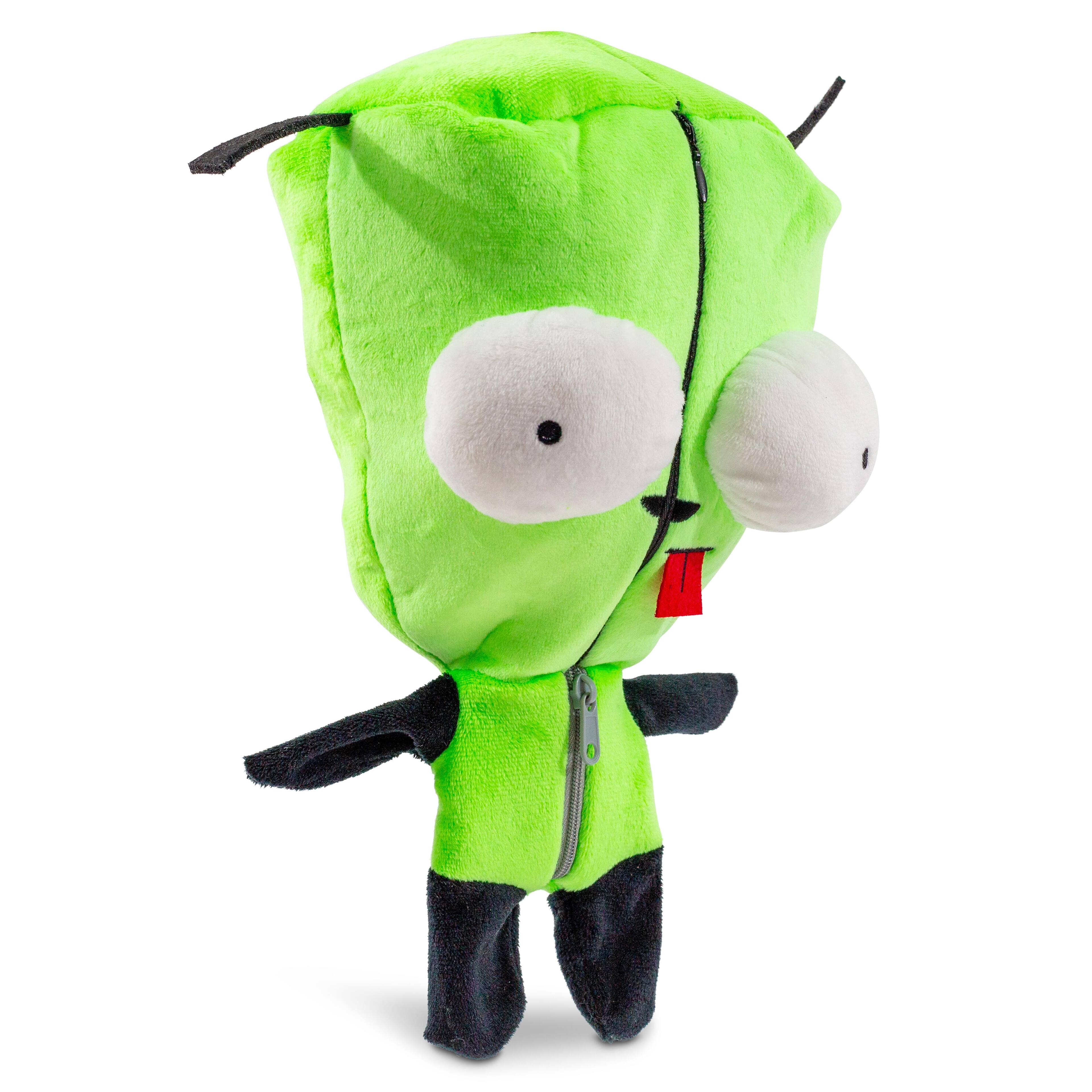 Alt View 1. Golden Bell Studios - Invader Zim GIR With Removable Costume 10-Inch Collector Plush - Green.