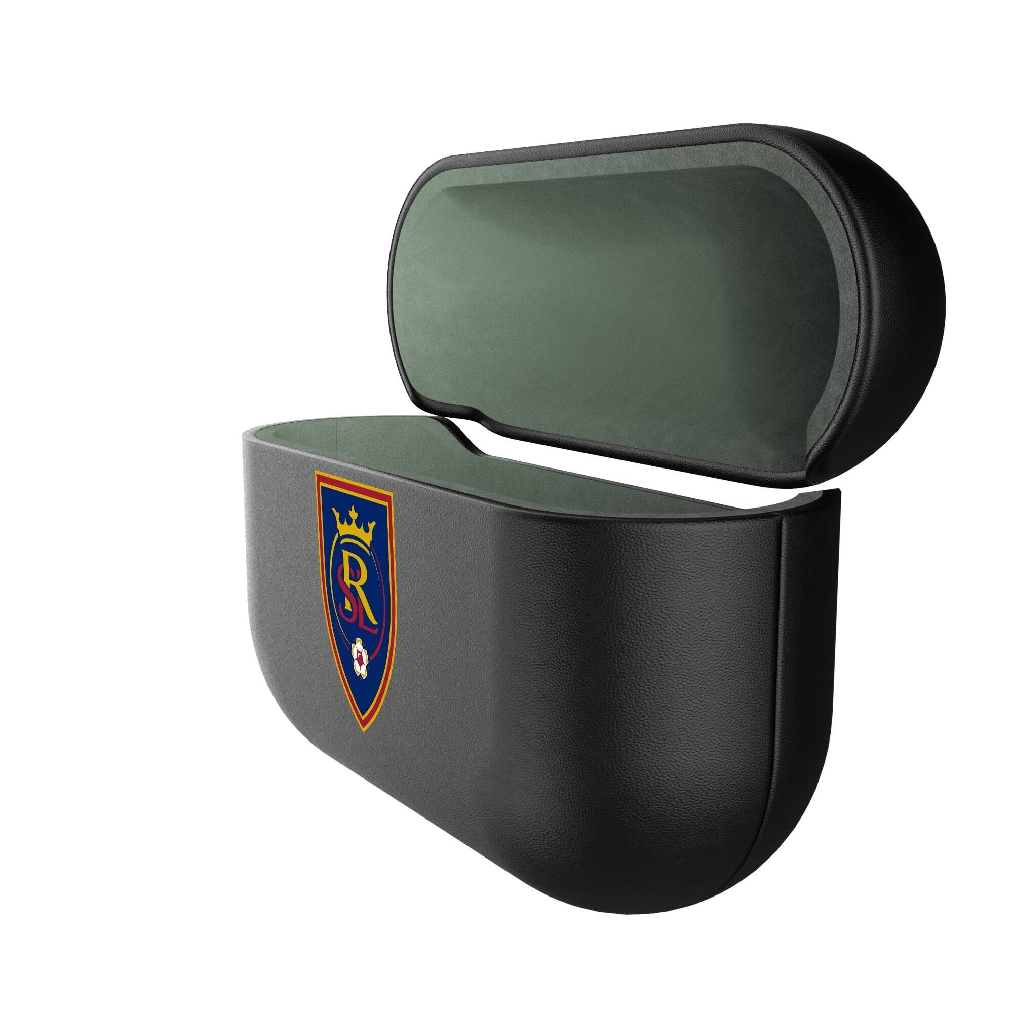 Alt View 1. Keyscaper - Real Salt Lake Black Real Salt Lake Insignia AirPods Case Cover - No Size - Black.