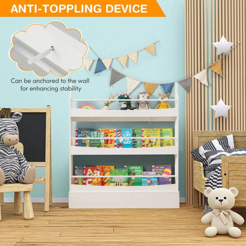 ANTI-TOPPLING DEVICE  
Can be anchored to the wall for enhancing stability