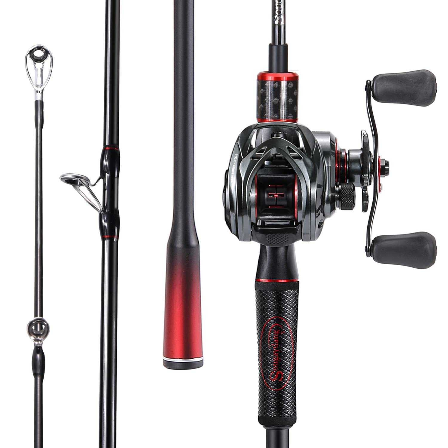 Alt View 9. NICHOLAS KLEIN - Baitcasting Fishing Rod And Reel Combo 6'/7' Low Profile With Superpolymer Handle - Cast-Left hand-Medium-7'0''.