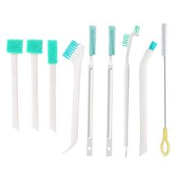 Kitcheniva - Household Cleaning Brush Set 9 Pcs - For Bottle, Window & Crevice