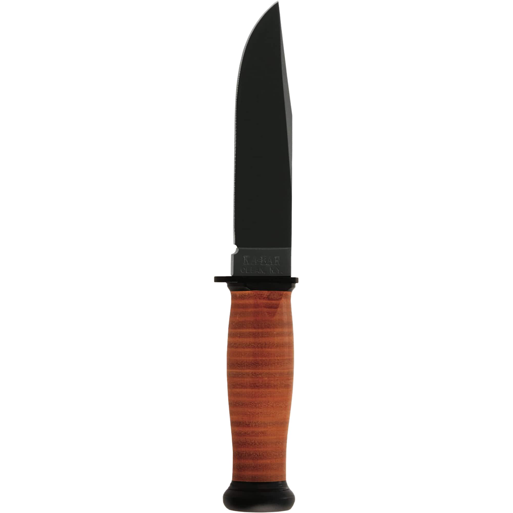 KA-BAR - 5.125" Fixed Blade Mark I Knife w/ Sheath - Brown