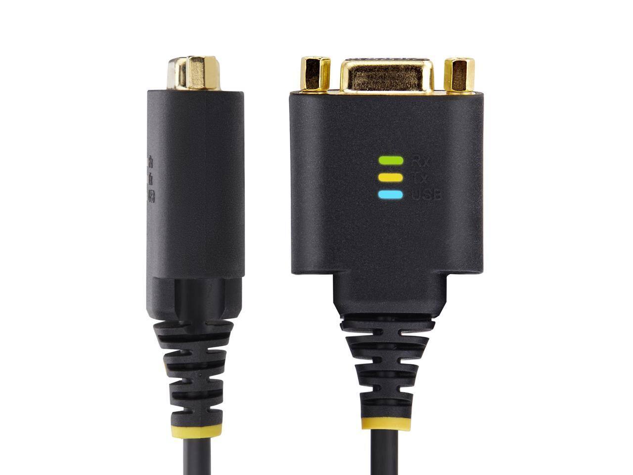 Alt View 9. StarTech.com - StarTech 1ft (30cm) USB to Null Modem Serial Adapter Cable 1P1FFCN-USB-SERIAL.