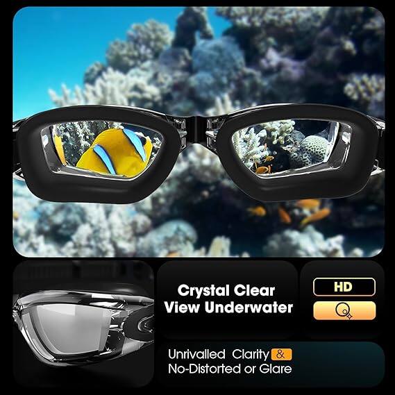 Crystal Clear View Underwater HD  
Unrivalled Clarity & No-Distorted or Glare