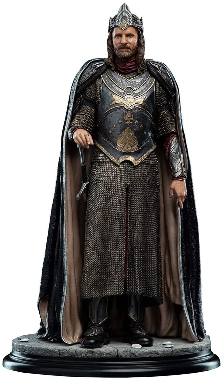 Weta Workshop - Polystone - The Lord of the Rings Trilogy - Classic Series - King Aragorn Statue - COLLECTABLES - Multicolor