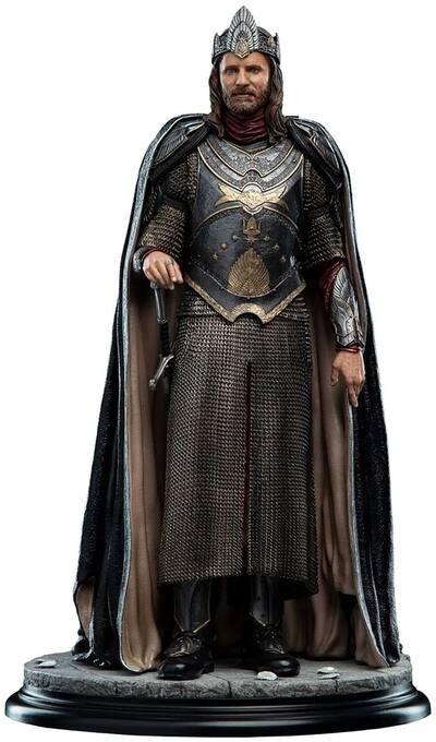 WETA Collectibles Mini Epics Le Seigneur Des Anneaux – Figurine Aragorn Avec Épée Des Rôdeurs 17 Cm