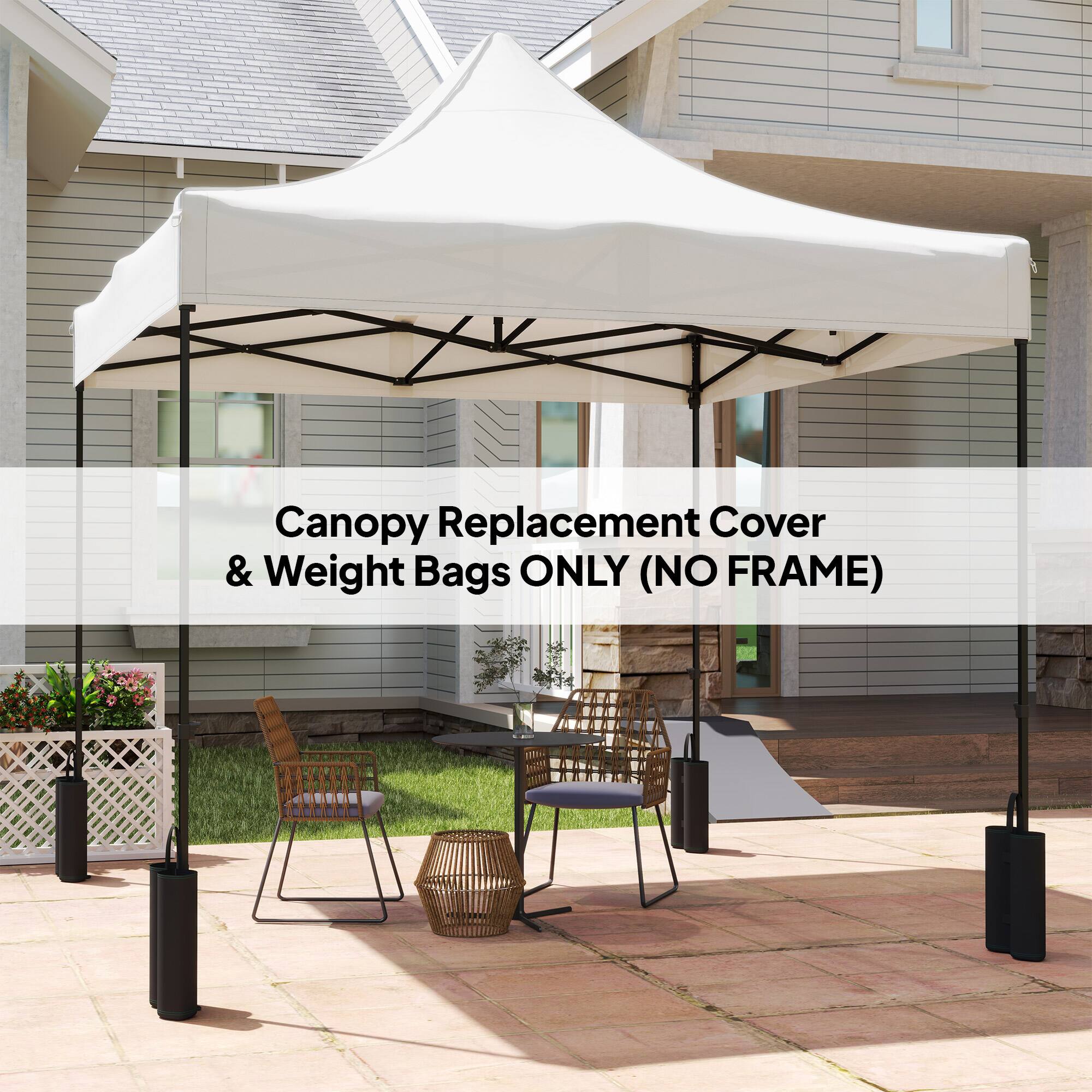 Canopy Replacement Cover & Weight Bags ONLY (NO FRAME)