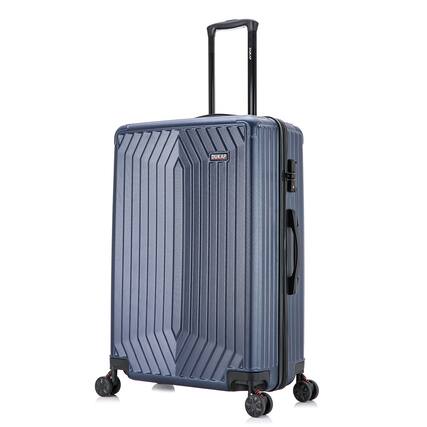 Front. DUKAP - STRATOS lightweight hardside Spinner Luggage 28" - BLUE.