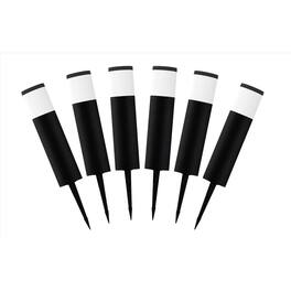 Living Accents - Black/White Low Voltage 9 W LED Pathway Light 6 pk