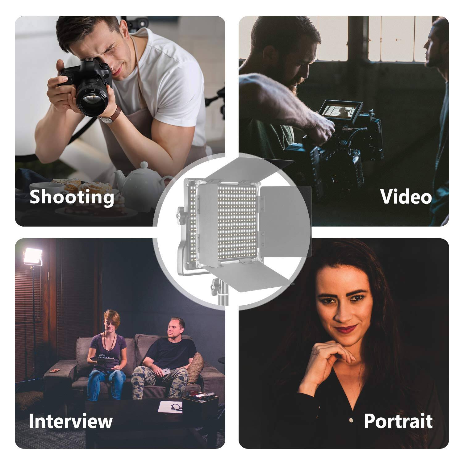 Shooting  
Video  
Interview  
Portrait