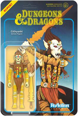 Super7 - Dungeons & Dragons Reaction Wave 1 - Githyanki, Fiend Folio - Collectibles - Multicolor