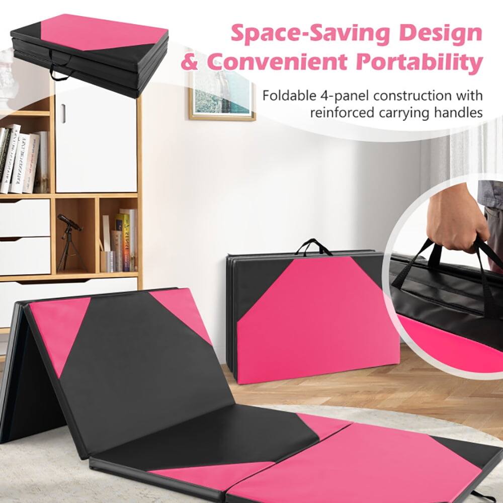 Space-Saving Design & Convenient Portability  
Foldable 4-panel construction with reinforced carrying handles