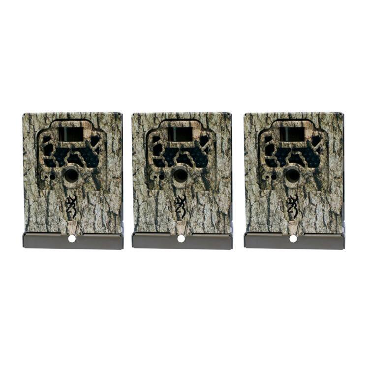 Left. Browning - Browning Trail Camera Security Box Bundle (3-Pack).