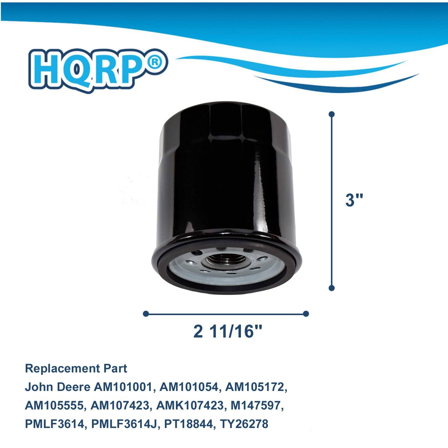 HQRP 3" 2 11/16" Replacement Part  
John Deere AM101001, AM101054, AM105172, AM105555, AM107423, AMK107423, M147597, PMLF3614, PMLF3614J, PT18844, TY26278