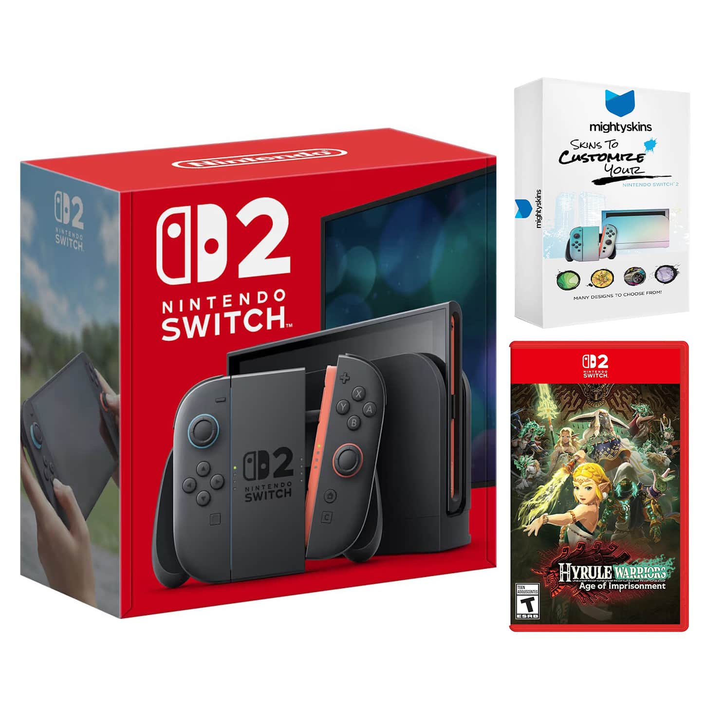 Switch 2 Video Game Console with Hyrule Warriors Age of