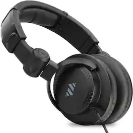 Lectronify - Closed-Back Over-Ear Studio Monitor Headphones with 50.8 mm Drivers, 3.5 mm TRS Plug, 10 ft Cable, Swiveling Earcups - Black