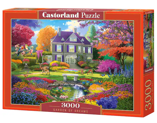 Castorland Puzzle, No. C-300655-2, 3000, GARDEN OF DREAMS, Castorland, 362x268m, 3000, 92x68m/CM